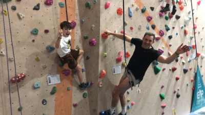 Man and Boy news image - Completed - London Landmark Climbing Challange 2024
