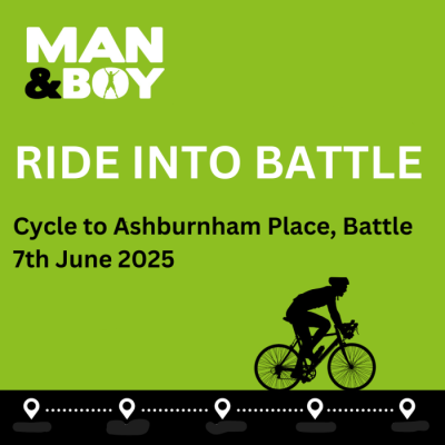 Man and Boy news image - MAN&BOY Ride into Battle with fundraising bike ride