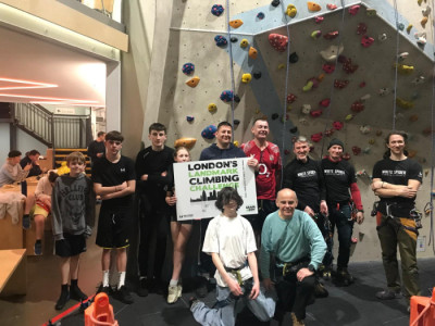 Man and Boy image from London Landmark Climbing Challenge 2026