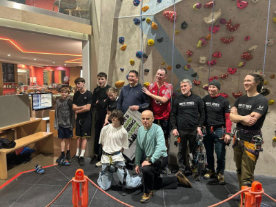 Man and Boy image from London Landmark Climbing Challenge 2026
