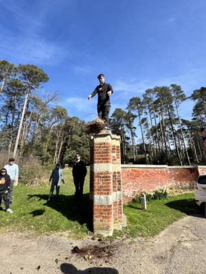 Man and Boy image from March 2026 camp