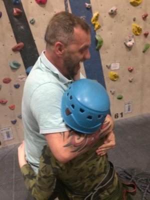Man and Boy image from MANBOY climbing courses