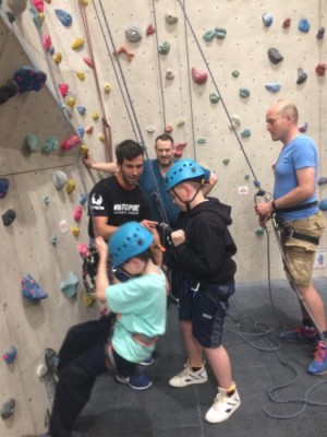 Man and Boy image from MANBOY climbing courses