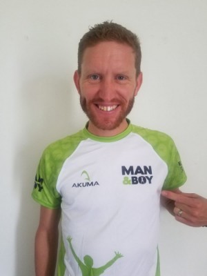 Man and Boy news image - We have another Marathon Runner!