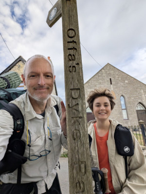 Man and Boy news image - Carl and Isaac complete hiking Offa's Dyke for MAN&BOY