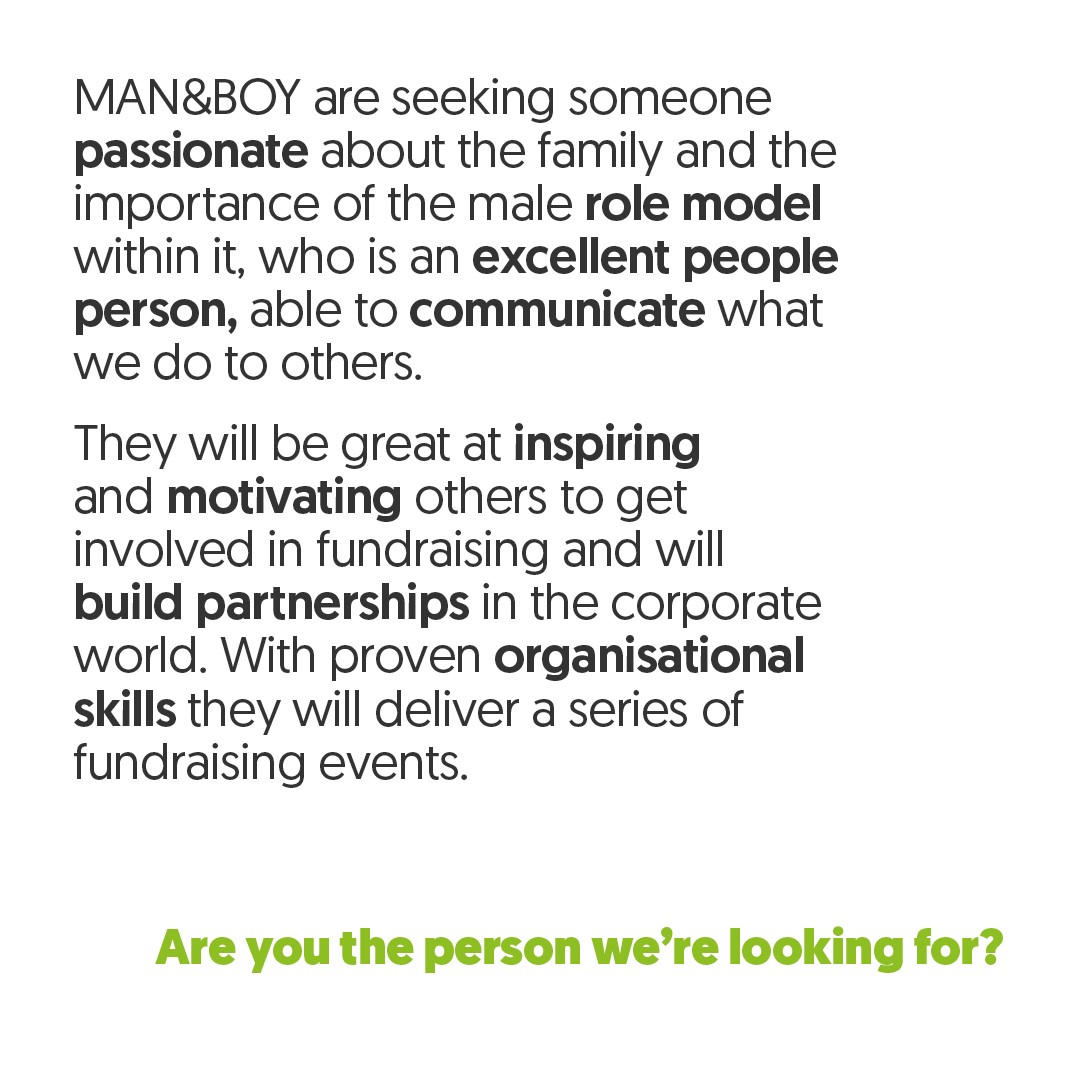 Image 2 from We are recruiting! | Man and Boy